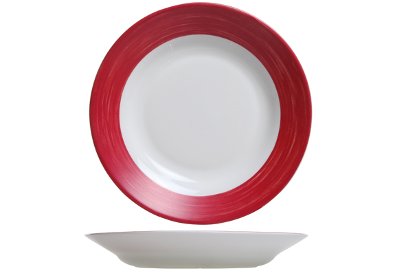 Arcoroc Brush Cherry Assiette plate 23,5cm